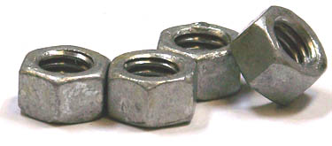 275) 1/4-20 Finished Hex Nuts / Tapped Oversize / Steel / Hot Dip Galvanized