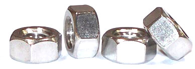 100) 1/4-20 Finished Hex Nuts / 18-8 Stainless Steel