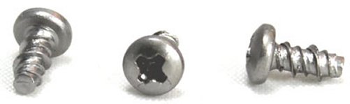 250) #3 (#2 Head) x 1/4 High Low Style Thread Forming Screws/Phillips/Pan Head/Steel/Zinc