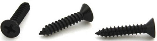175) #2 x 1/2 Type AB Self-Tapping Screws/Phillips/Flat Head/Steel/Black Oxide