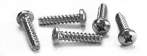 400) #2 x 3/8 Plastite Style Thread Forming Screws/Phillips/Pan Head/Steel/Zinc