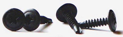 225) #8 x 1/2 Self-Drilling Screws/Phillips/Modified Truss Head/Steel/Black Phos